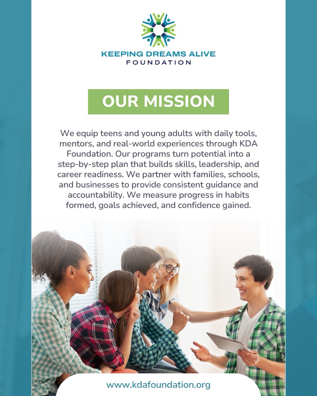 Our Mission | KDA Foundation